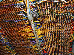 Wang 4000 backplane wiring